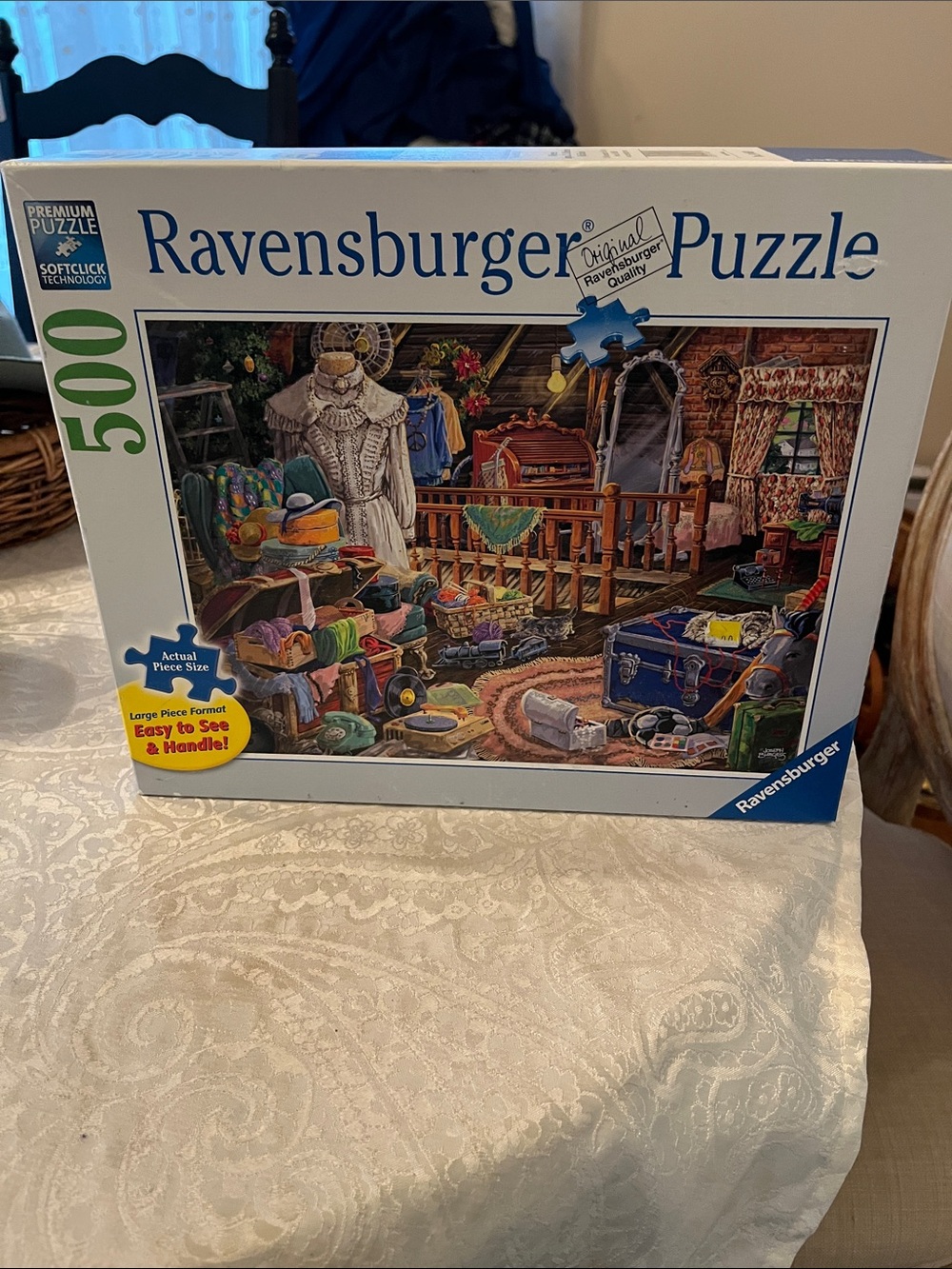 Ravensburger Multicolor Attic Treasure 500-Piece Puzzle EUC